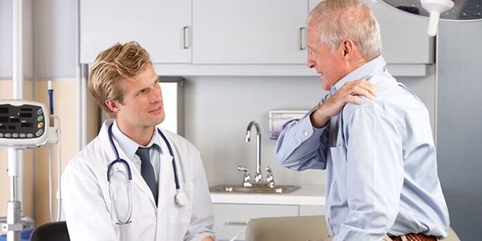 Schmerzen im Schultergelenk aufgrund von Arthrose